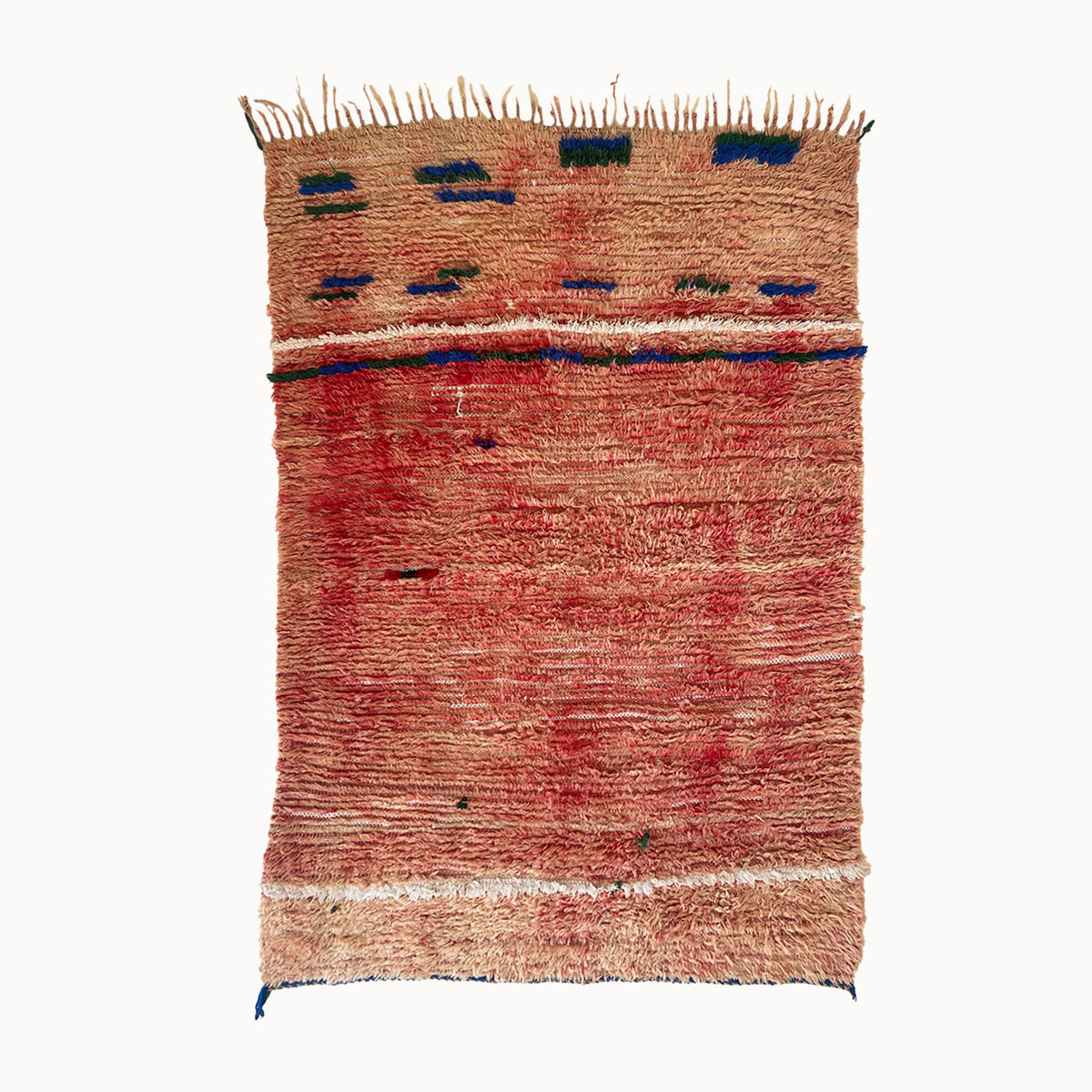 Luca Vintage Moroccan Rug | 3’11” x 5’1” - Apartment F
