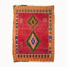 Vintage Moroccan Rug | 4’4” x 5’11” - Apartment F