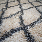 Elspeth Vintage Moroccan Beni Ourain Rug | 6' x 10' - Apartment F