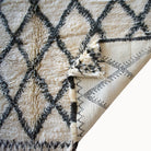 Elspeth Vintage Moroccan Beni Ourain Rug | 6' x 10' - Apartment F