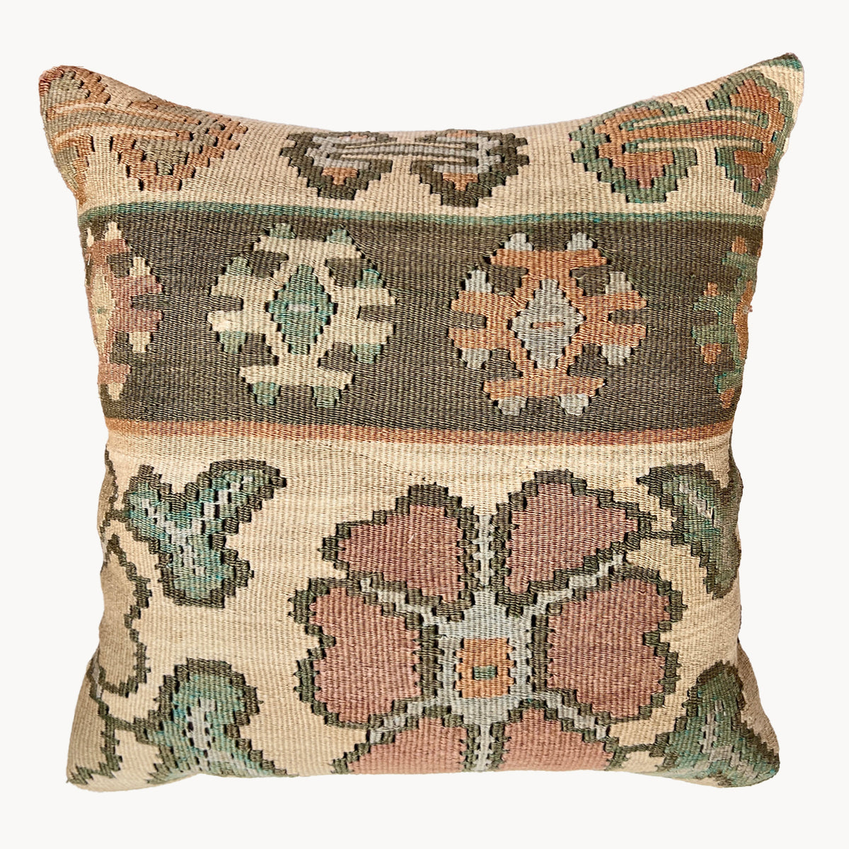 Manitoba Handwoven Turkish Kilim Pillow - Apartment F