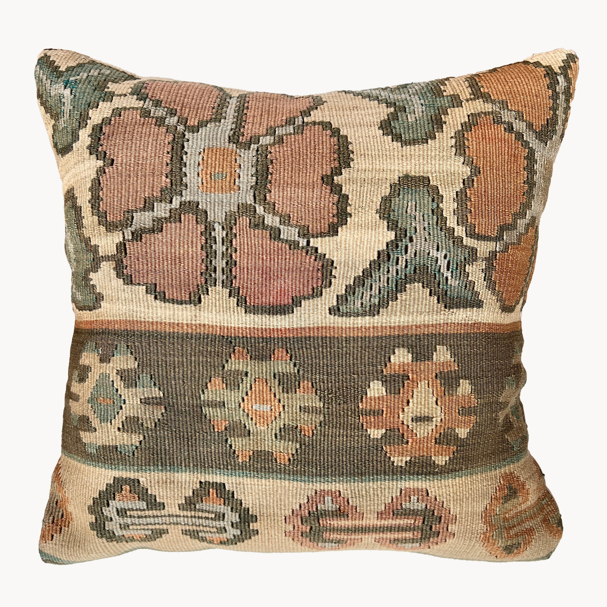 Manitoba Handwoven Turkish Kilim Pillow - Apartment F
