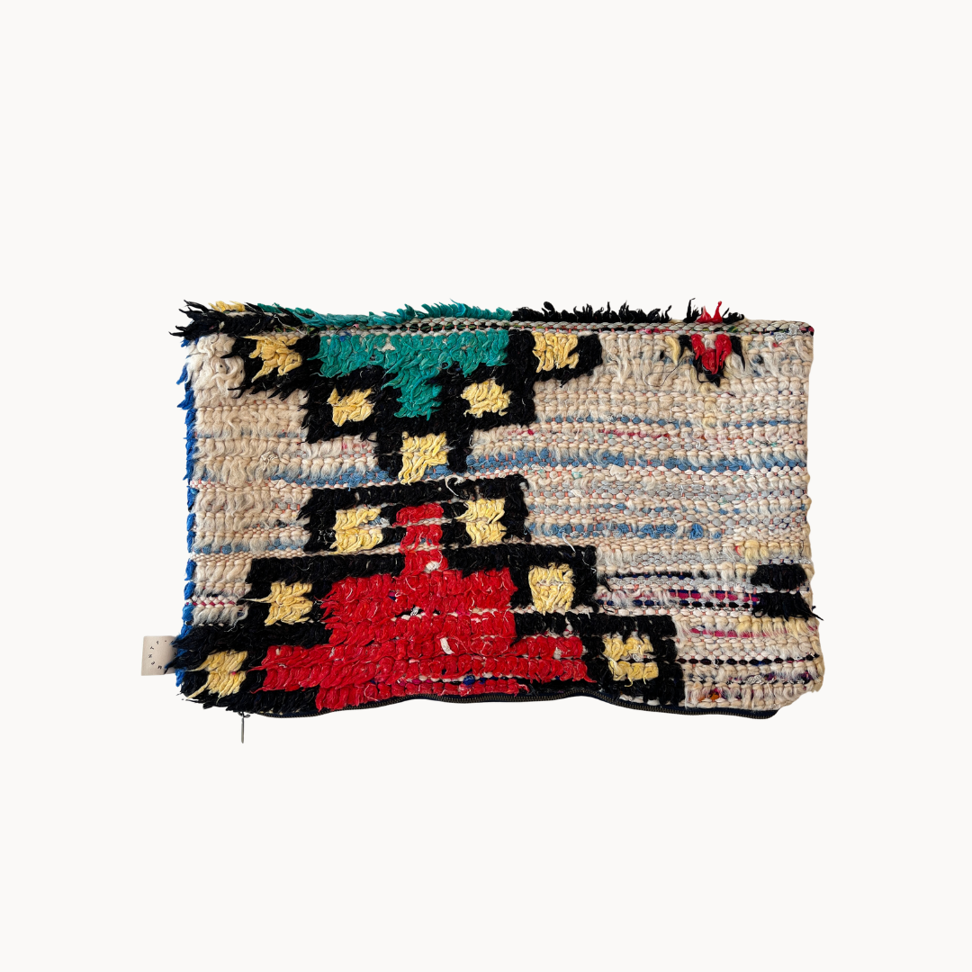 Mel Moroccan Rug Pillow | Lumbar - Apartment F