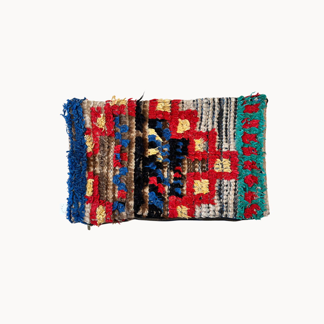 Mel Moroccan Rug Pillow | Lumbar - Apartment F