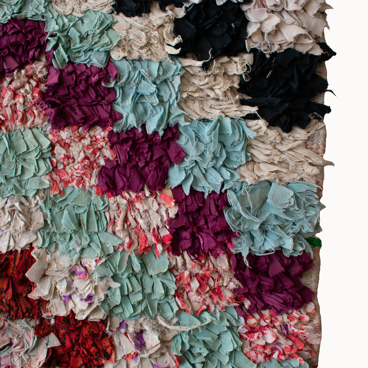 Vintage Moroccan Boucherite Rug | 3’4” x 5’2” - Apartment F