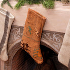 Handwoven Christmas Stocking | Vintage Moroccan Rug - Apartment F