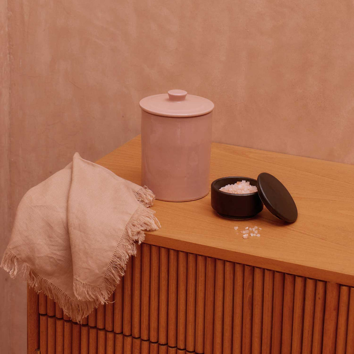 Handcrafted Ceramic Canister - Apartment F