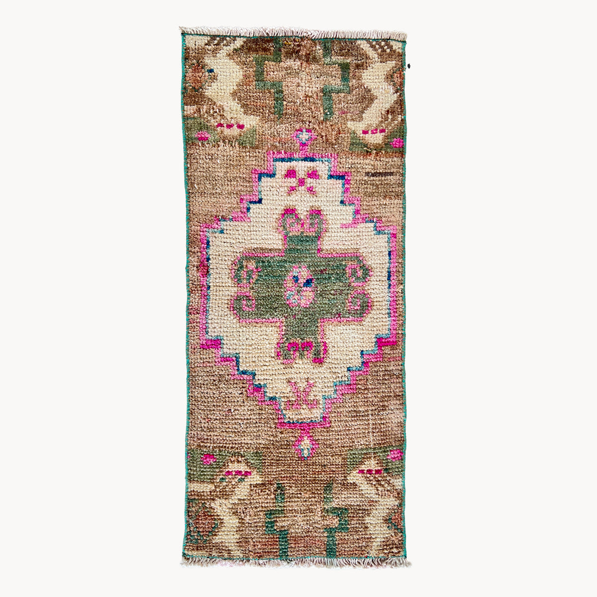 Primrose Vintage Turkish Mini Rug | 1'3" x 2'11" - Apartment F