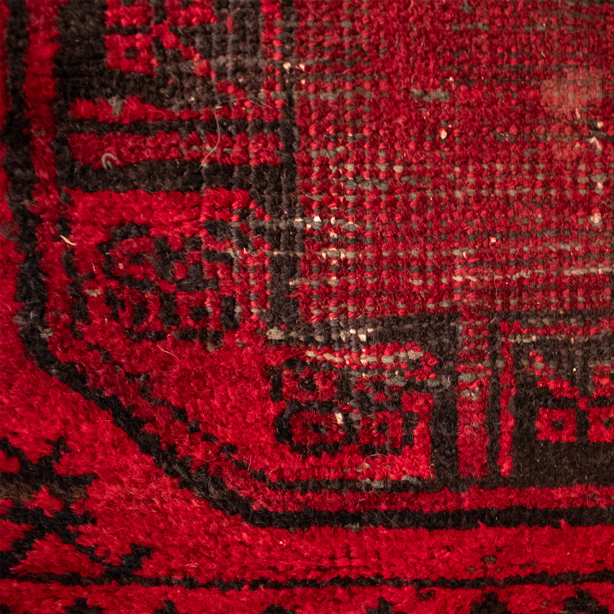 Bordeaux Rug Ottoman Pouf - Apartment F