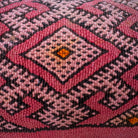 Red Handwoven Moroccan Kilim Pillow - Apartment F