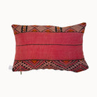 Red Handwoven Moroccan Kilim Pillow - Apartment F
