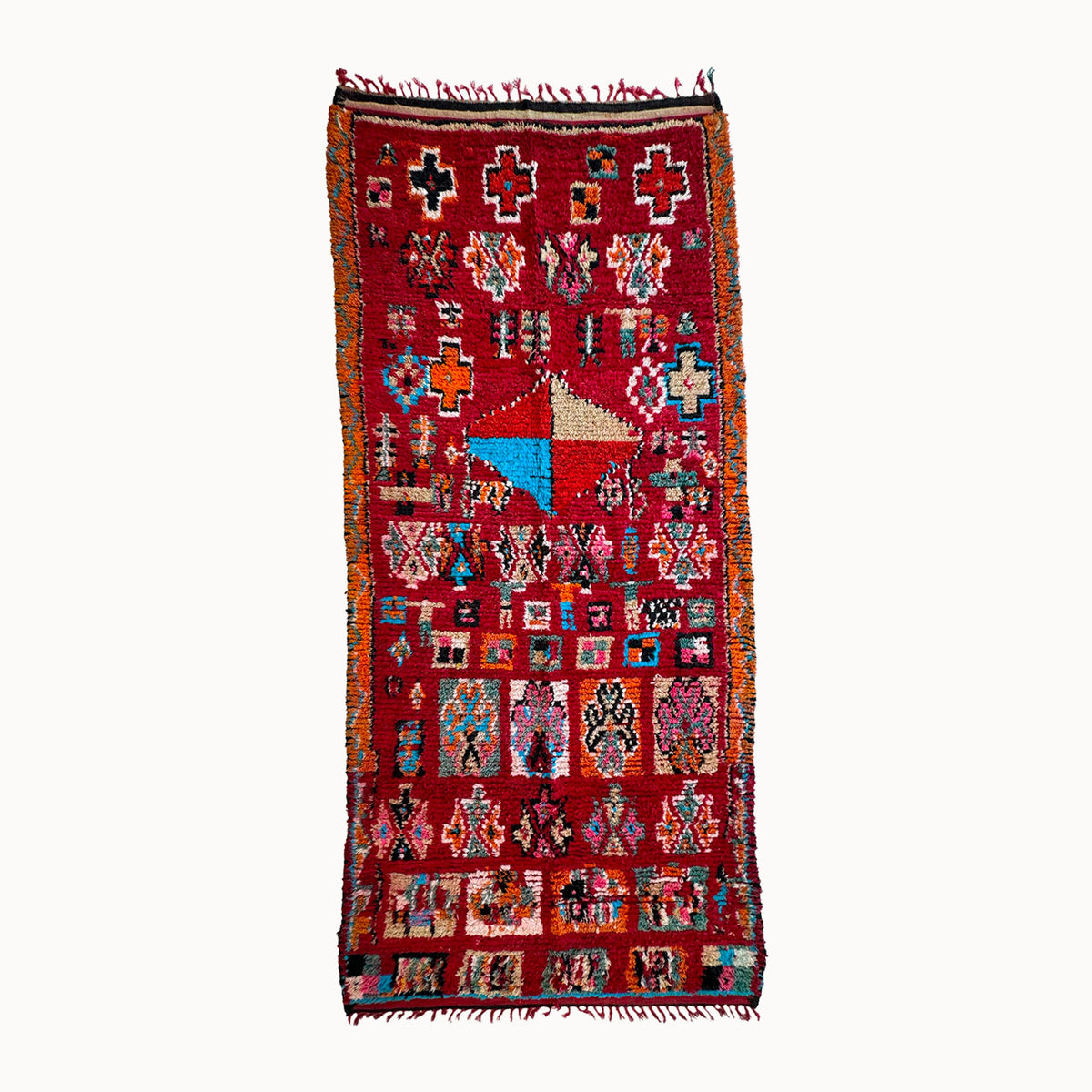 Rchem Vintage Moroccan Rug | 5’1” x 11’4” - Apartment F