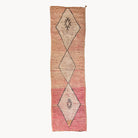 Rosy Vintage Moroccan Runner | 3' x 10'8" - Apartment F