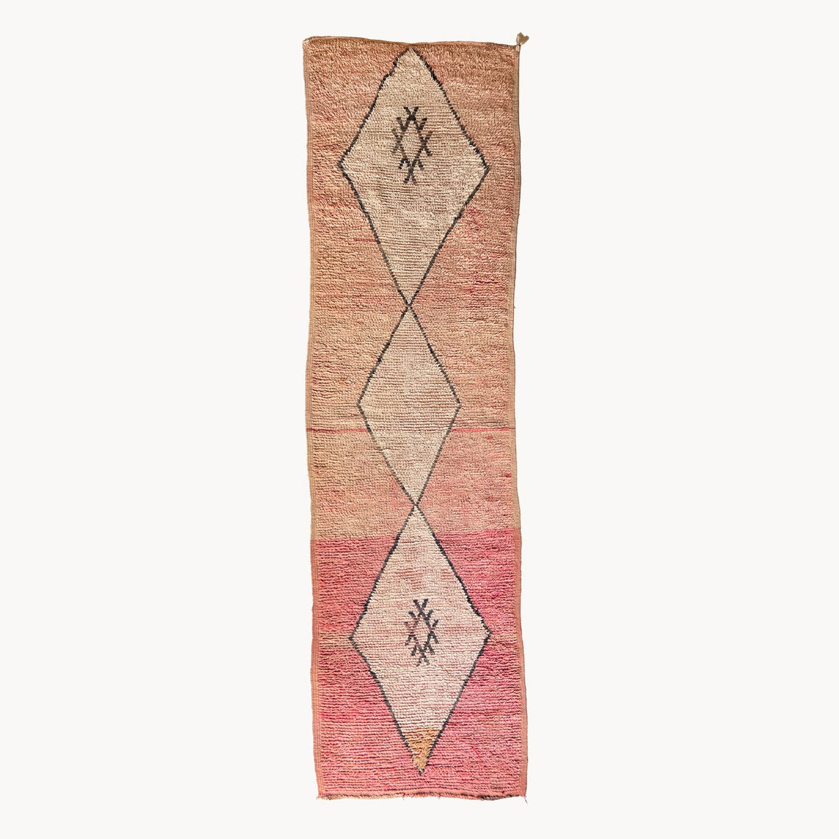 Rosy Vintage Moroccan Runner | 3' x 10'8" - Apartment F