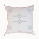 Sabra Cactus Silk Pillow | White - Apartment F