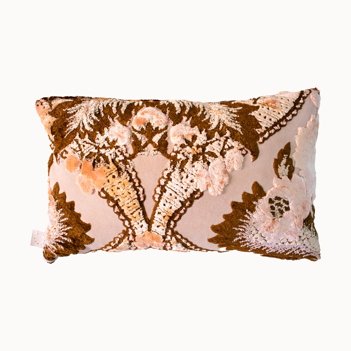 Upcycled Velvet & Linen Pillow - Apartment F