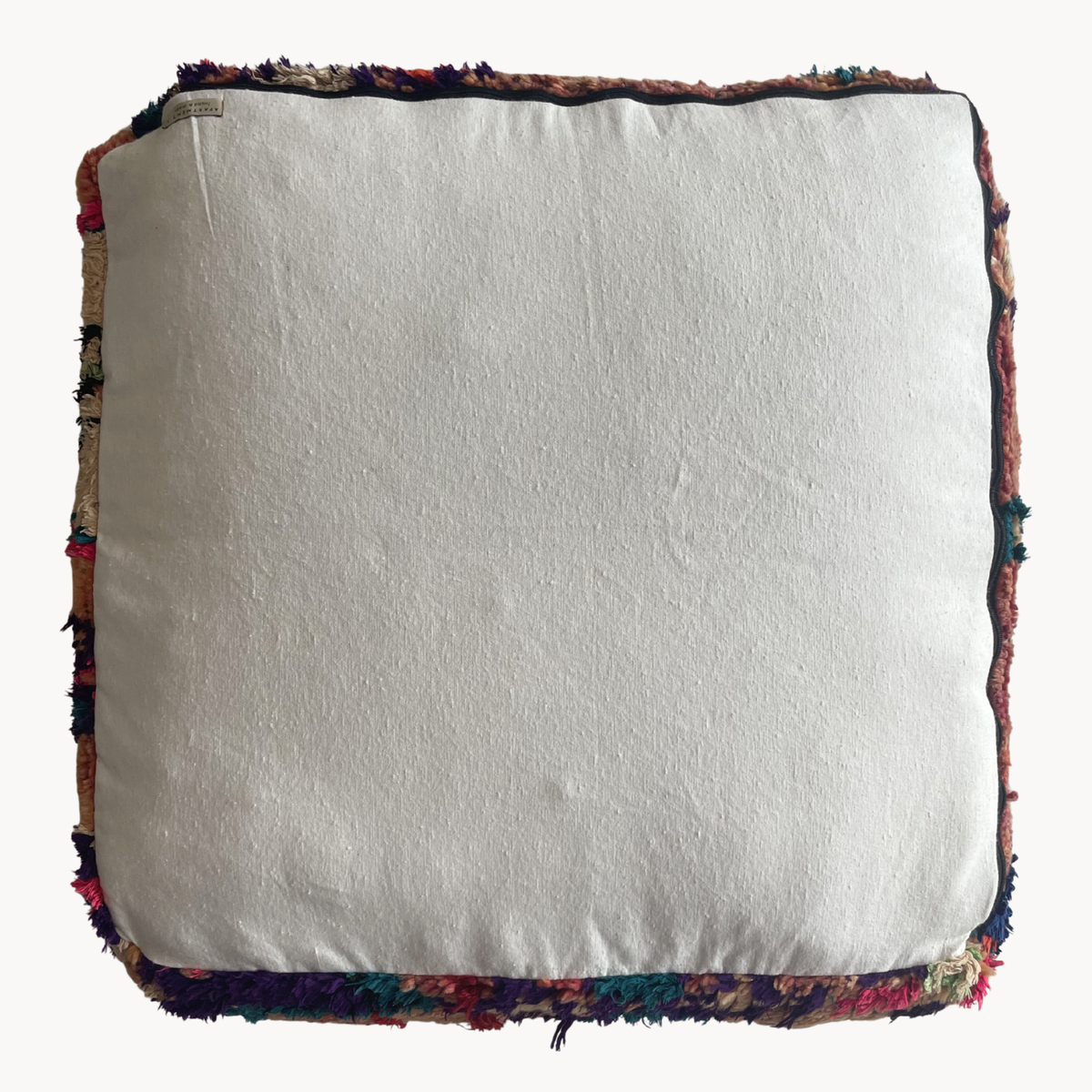 Moroccan Upcycled Rug Pouf - Apartment F