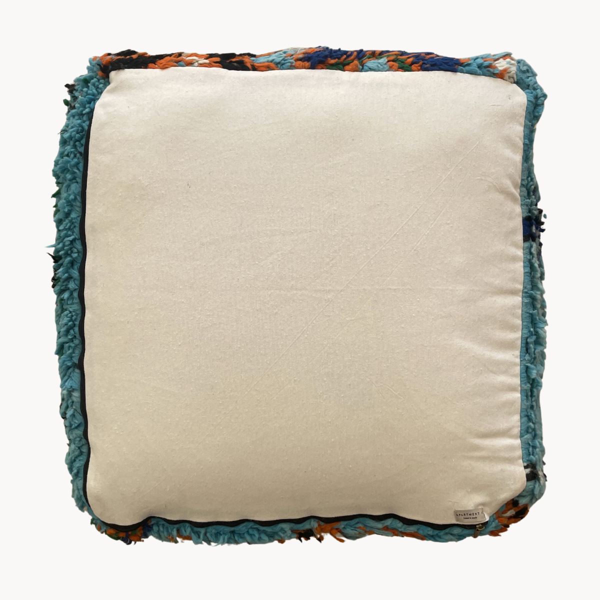 Upcycled Moroccan Rug Pouf - Apartment F