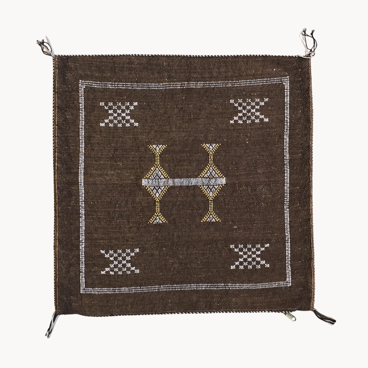 Sabra Handwoven Pillow | Brown - Apartment F