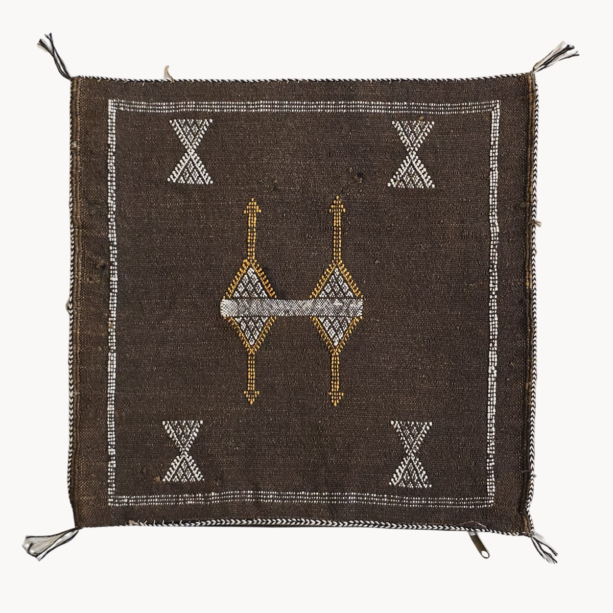 Sabra Handwoven Pillow | Brown - Apartment F