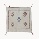Sabra Cactus Silk Pillow | White - Apartment F