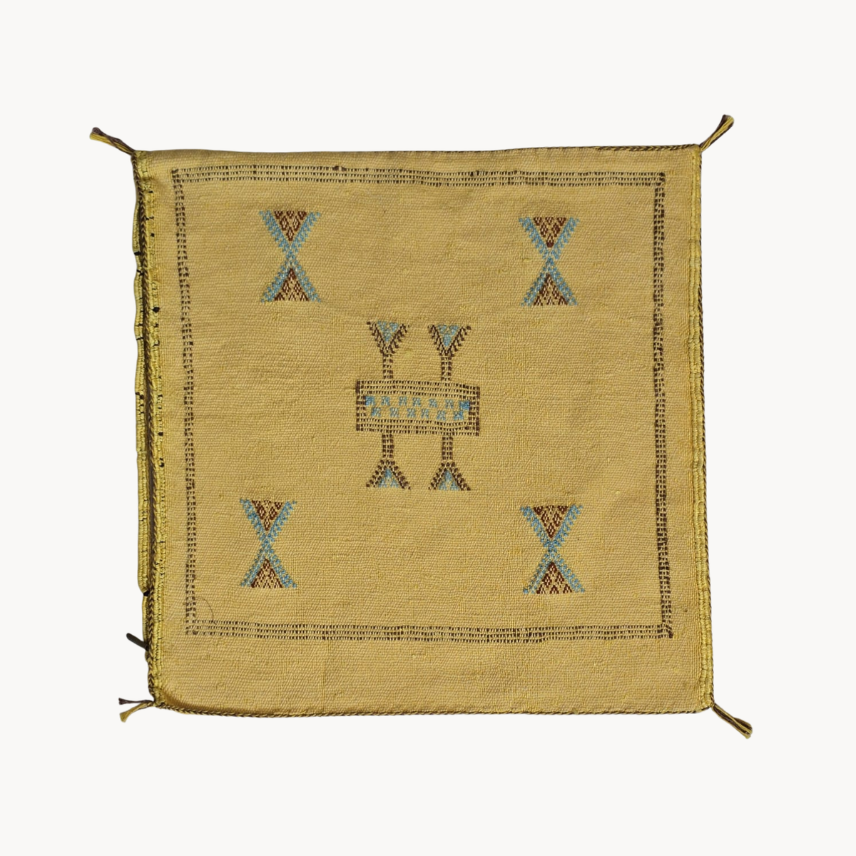Sabra Handwoven Pillow | Yellow - Apartment F
