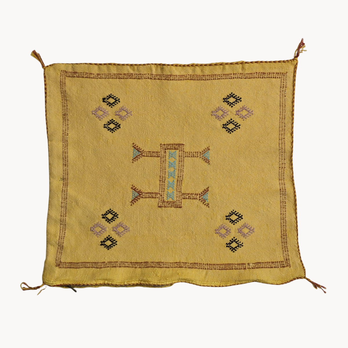 Sabra Handwoven Pillow | Yellow - Apartment F