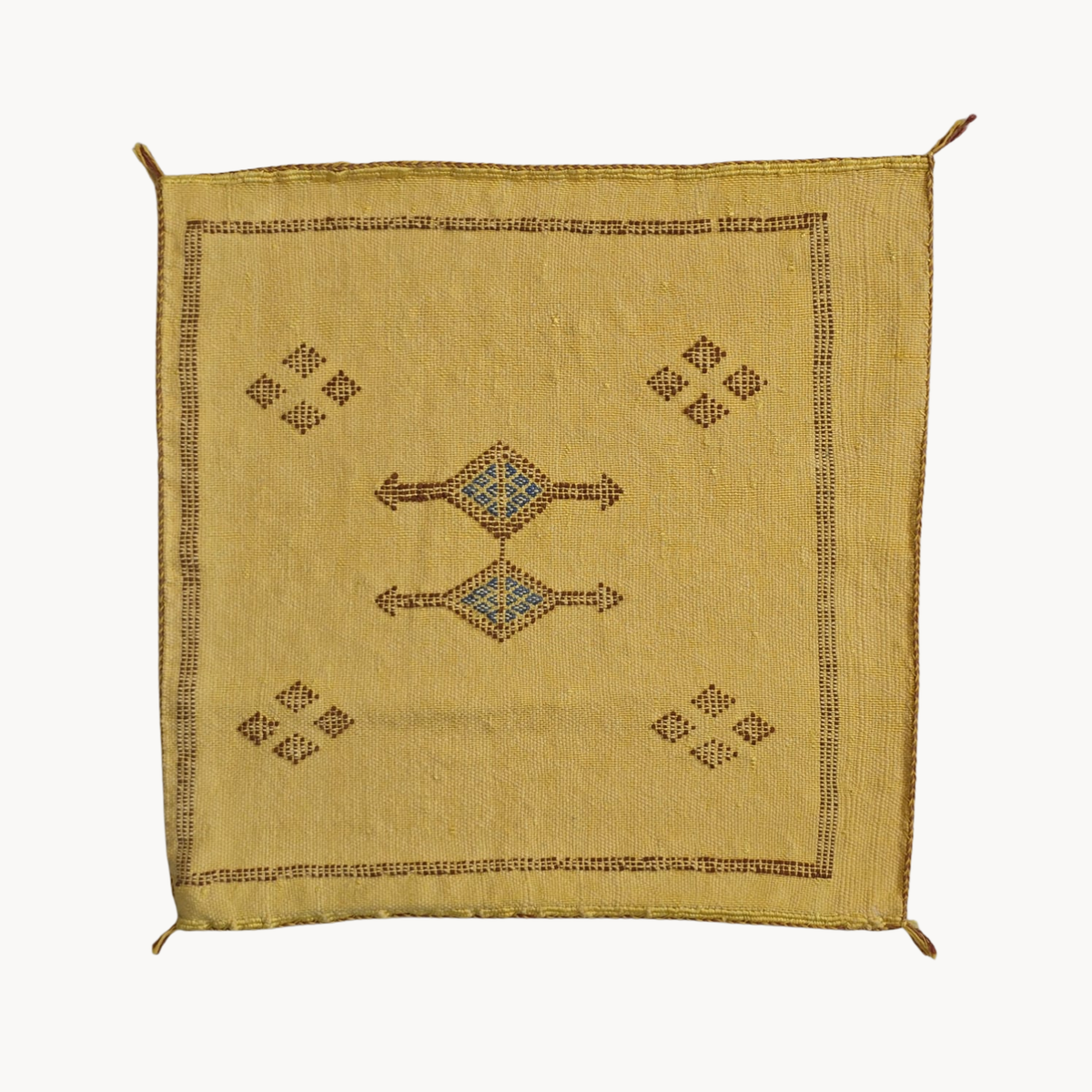 Sabra Handwoven Pillow | Yellow - Apartment F