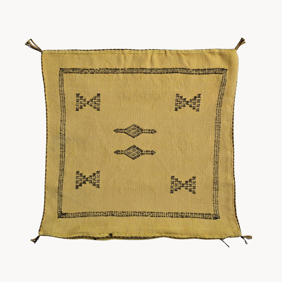 Sabra Handwoven Pillow | Yellow - Apartment F