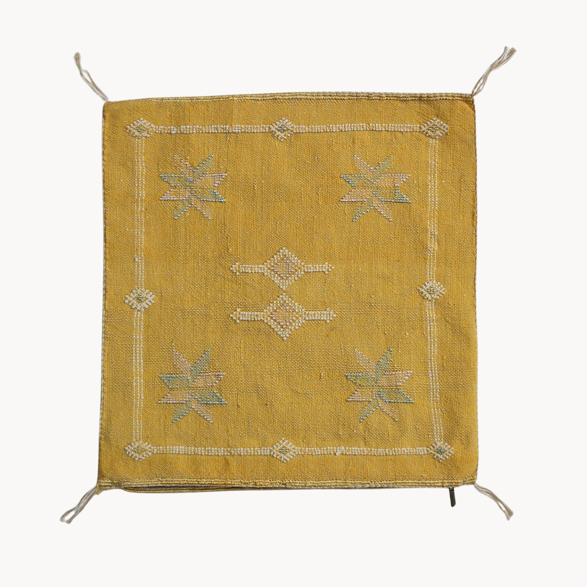 Sabra Handwoven Pillow | Yellow - Apartment F