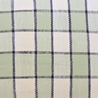Moroccan Mint Plaid Blanket Pillow | Long Lumbar - Apartment F