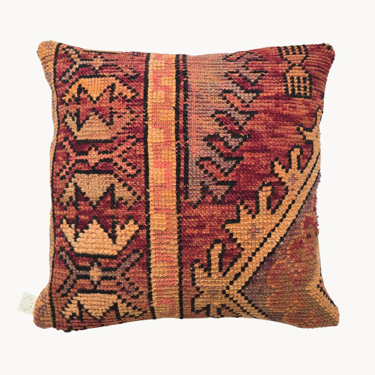Reversible Moroccan Rug Pillow - Apartment F
