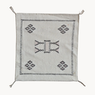 Sabra Cactus Silk Pillow | White - Apartment F