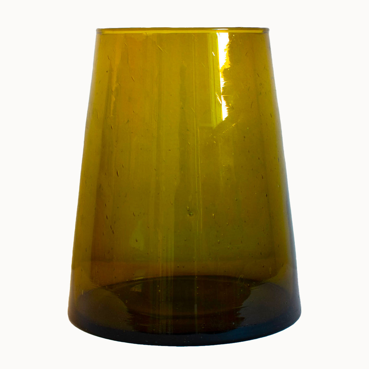 Moroccan Handcrafted Glass Vase - Apartment F