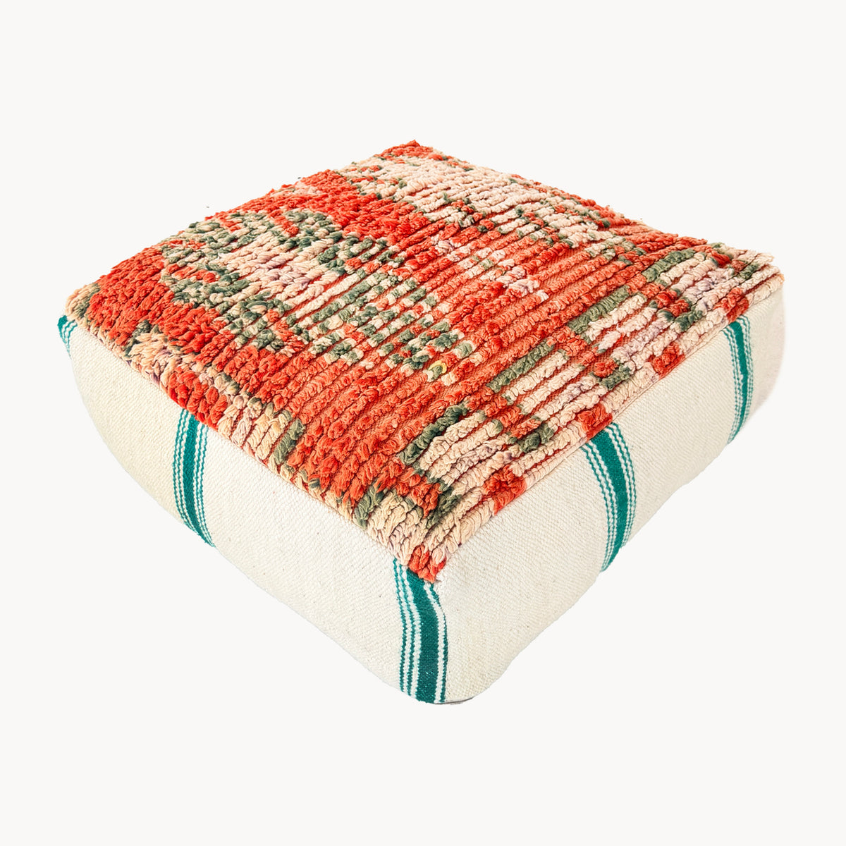 Veronica Moroccan Vintage Rug Pouf - Apartment F