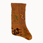 Handwoven Christmas Stocking | Vintage Moroccan Rug - Apartment F