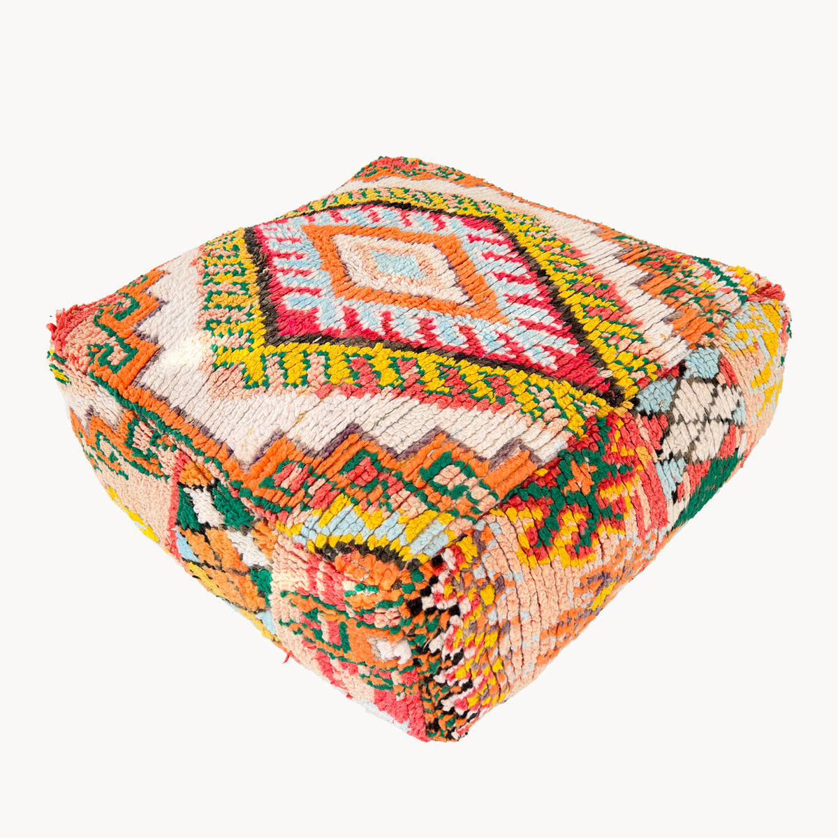 Jourdan Moroccan Vintage Rug Pouf - Apartment F