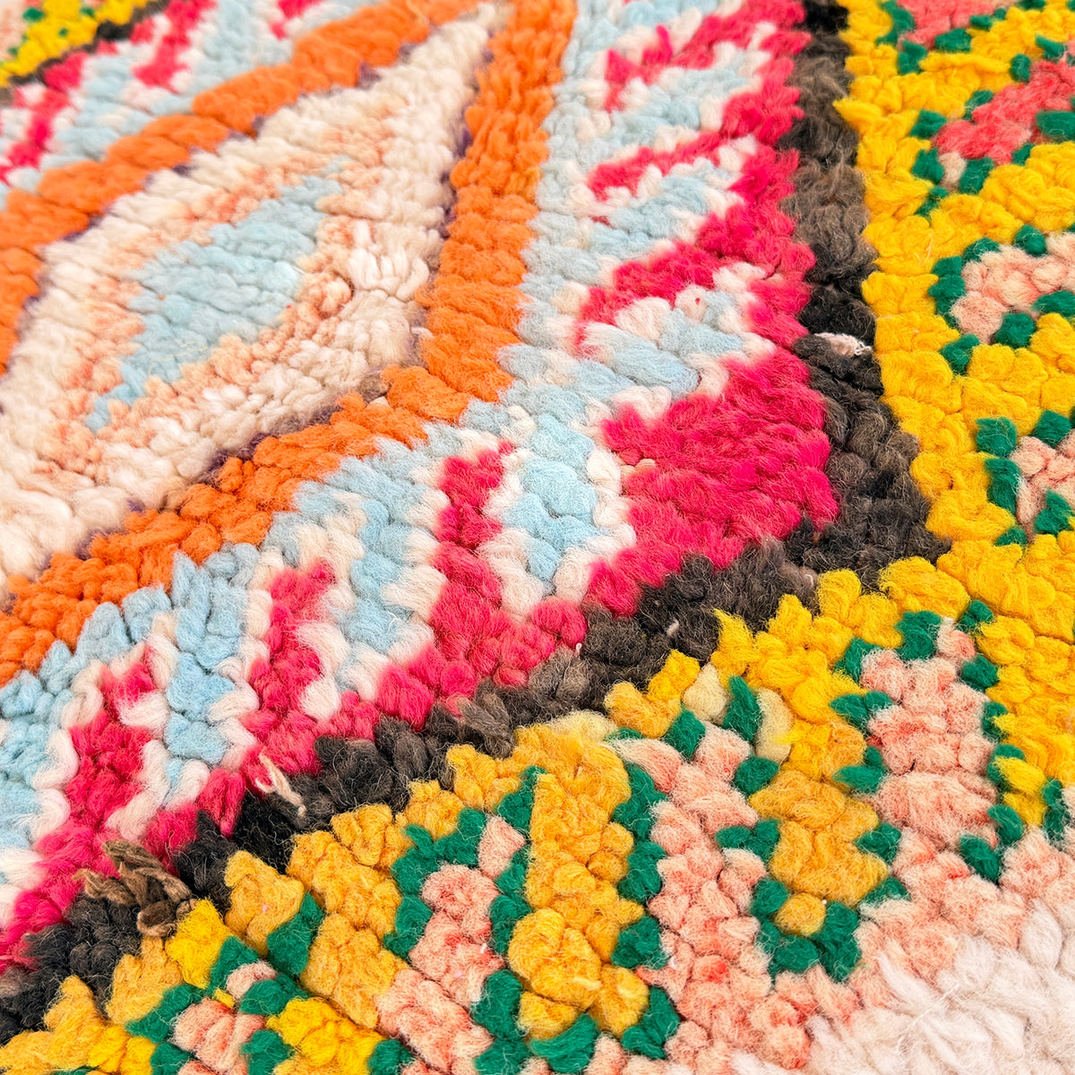 Jourdan Moroccan Vintage Rug Pouf - Apartment F