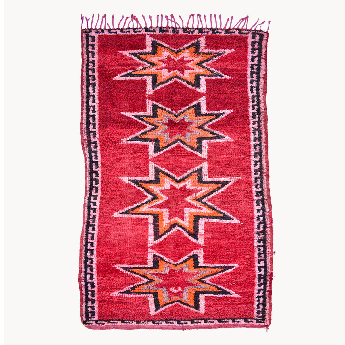 Titrit Hand-Knotted Wool Moroccan Rug | 4'7" x 8'4" - Apartment F