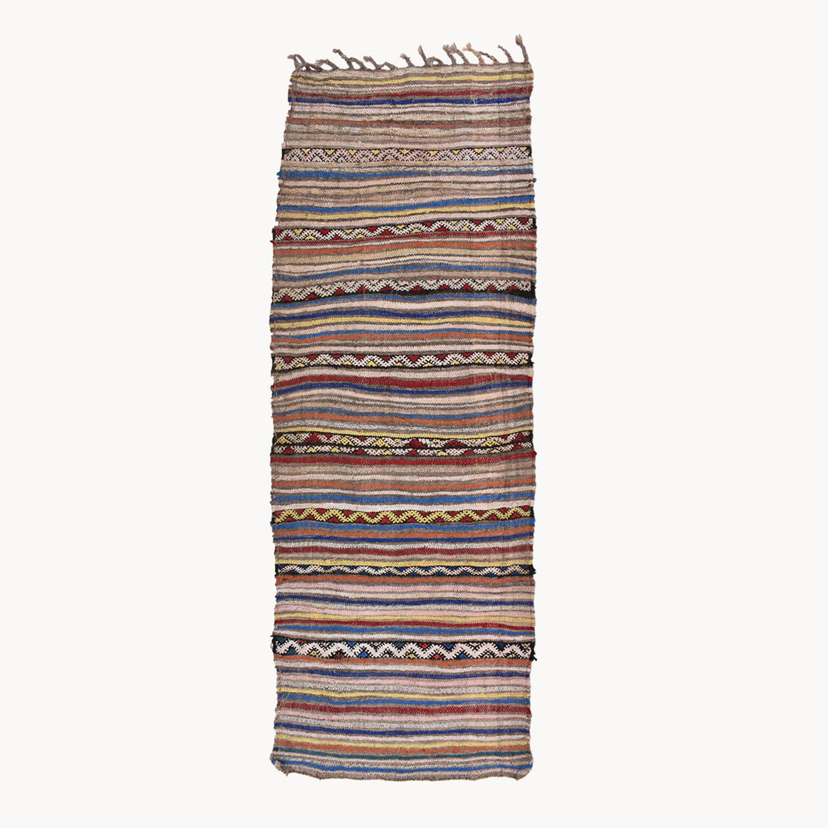Atika Moroccan Flatweave Runner Rug | 2’9” x 7’2” - Apartment F