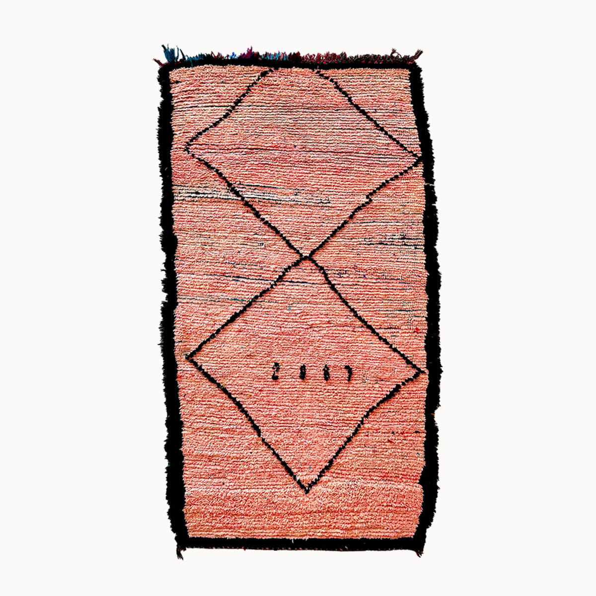 Elmahi Vintage Moroccan Runner Rug | 3’6” x 6’10” - Apartment F