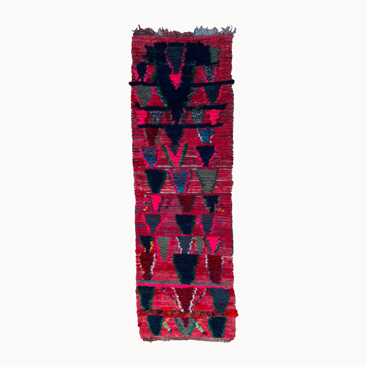 Tiflout Vintage Moroccan Runner Rug | 2’9” x 8’5” - Apartment F