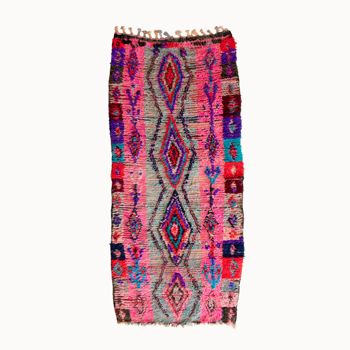 Jean Vintage Moroccan Runner Rug | 3’5” x 7’7” - Apartment F