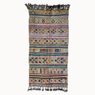 Sid Vintage Moroccan Kilim Rug | 4’1” x 8’9” - Apartment F