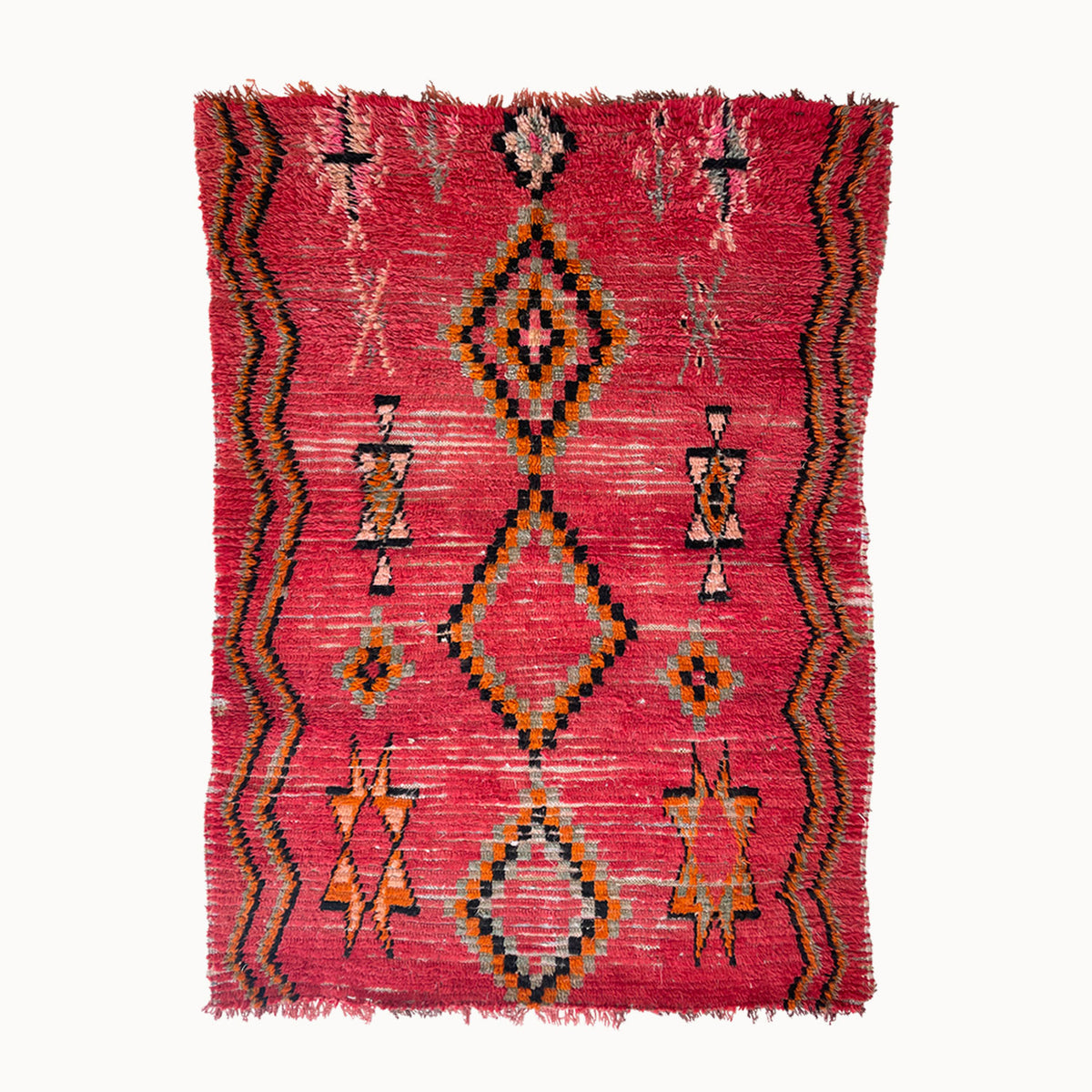 Boh Vintage Moroccan Rug | 4’6” x 6’6” - Apartment F