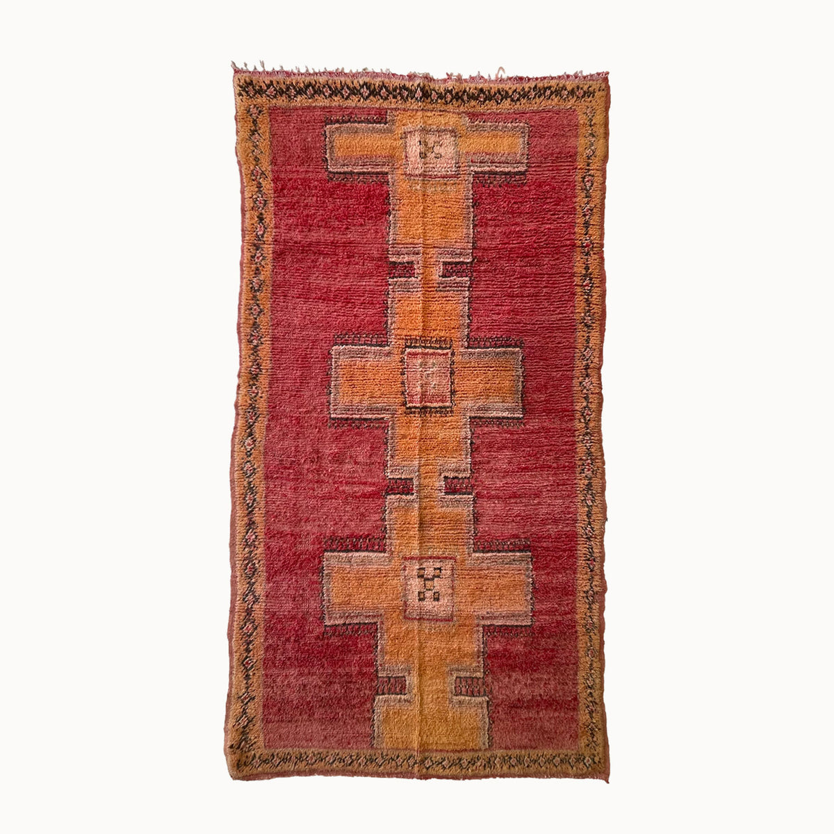 Carmen Vintage Moroccan Rug | 4’9” x 8’11” - Apartment F