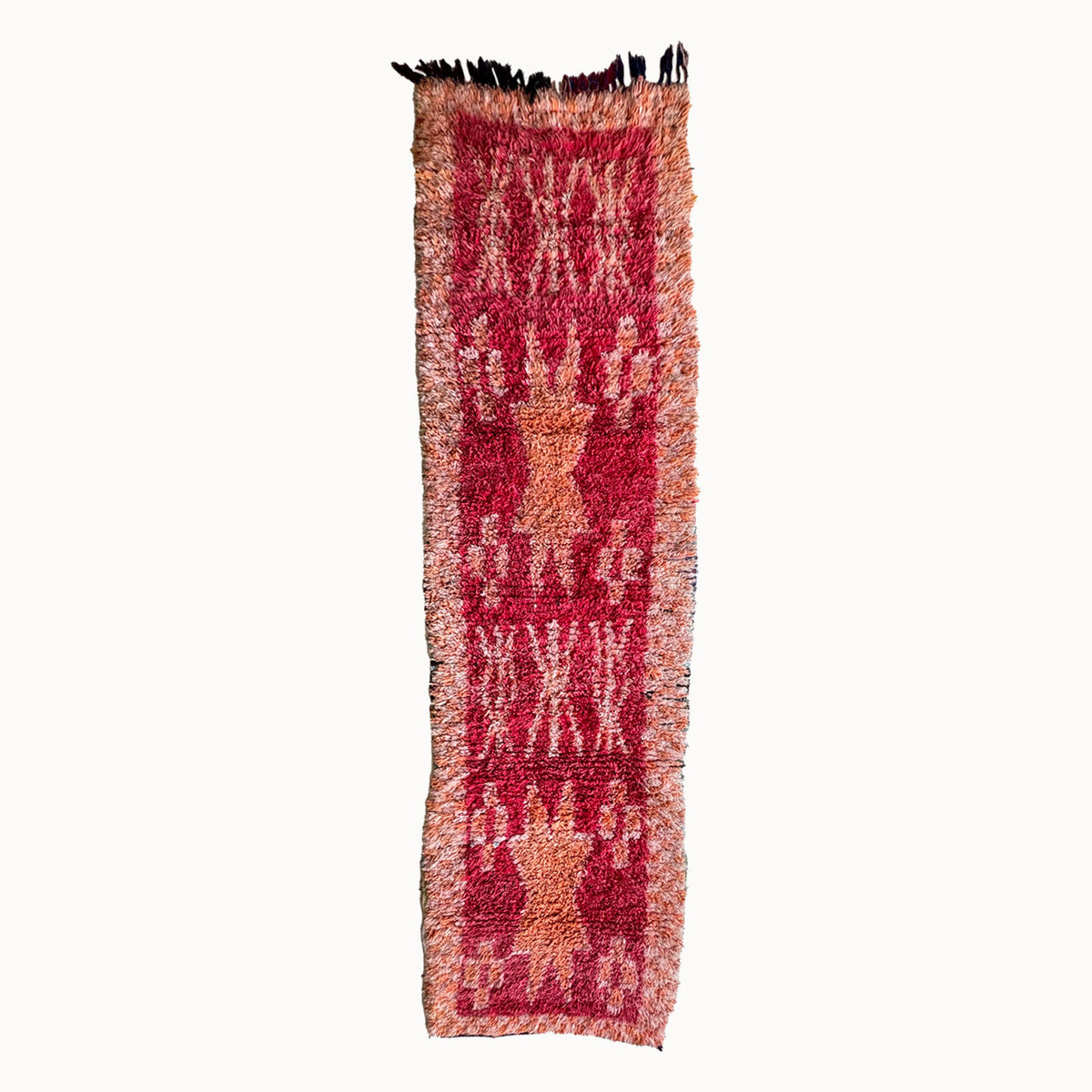 Poppy Vintage Moroccan Runner Rug | 3' x 9'10" - Apartment F