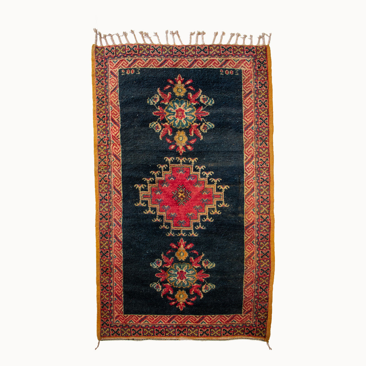 Danni Vintage Moroccan Medallion Taznakht Rug | 3'9" x 6'8" - Apartment F