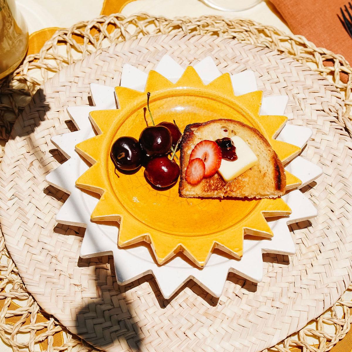 Ceramic Sun Plate by Apartment F - Apartment F