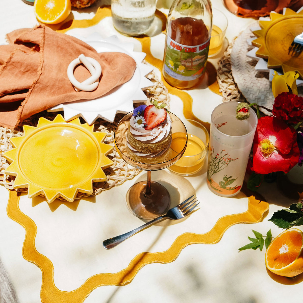Ceramic Sun Plate by Apartment F - Apartment F